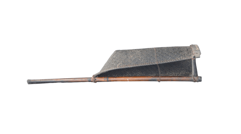 Shovel shaped agricultural or fishing implement