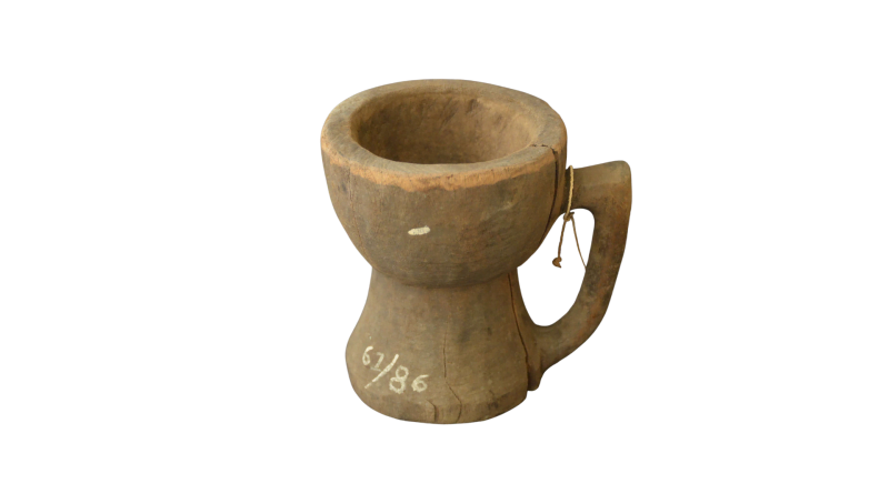 Wooden mortar