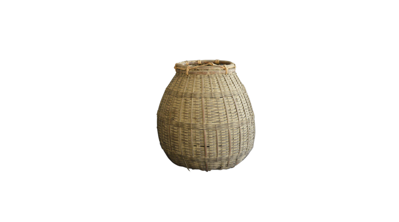 Bamboo fish container